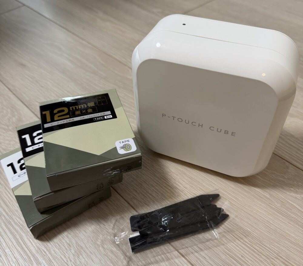 PT-710BT、テープカートリッジ、プランツタグ