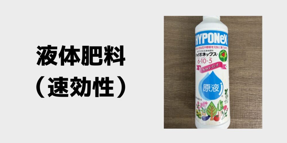 液体肥料（速効性） ハイポネックス原液の容器 見出し画像