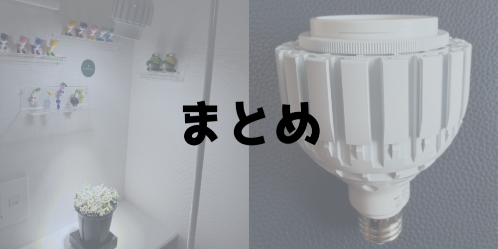 まとめ COB LED 20Wは植物育成ライトの新たな選択肢 見出し画像